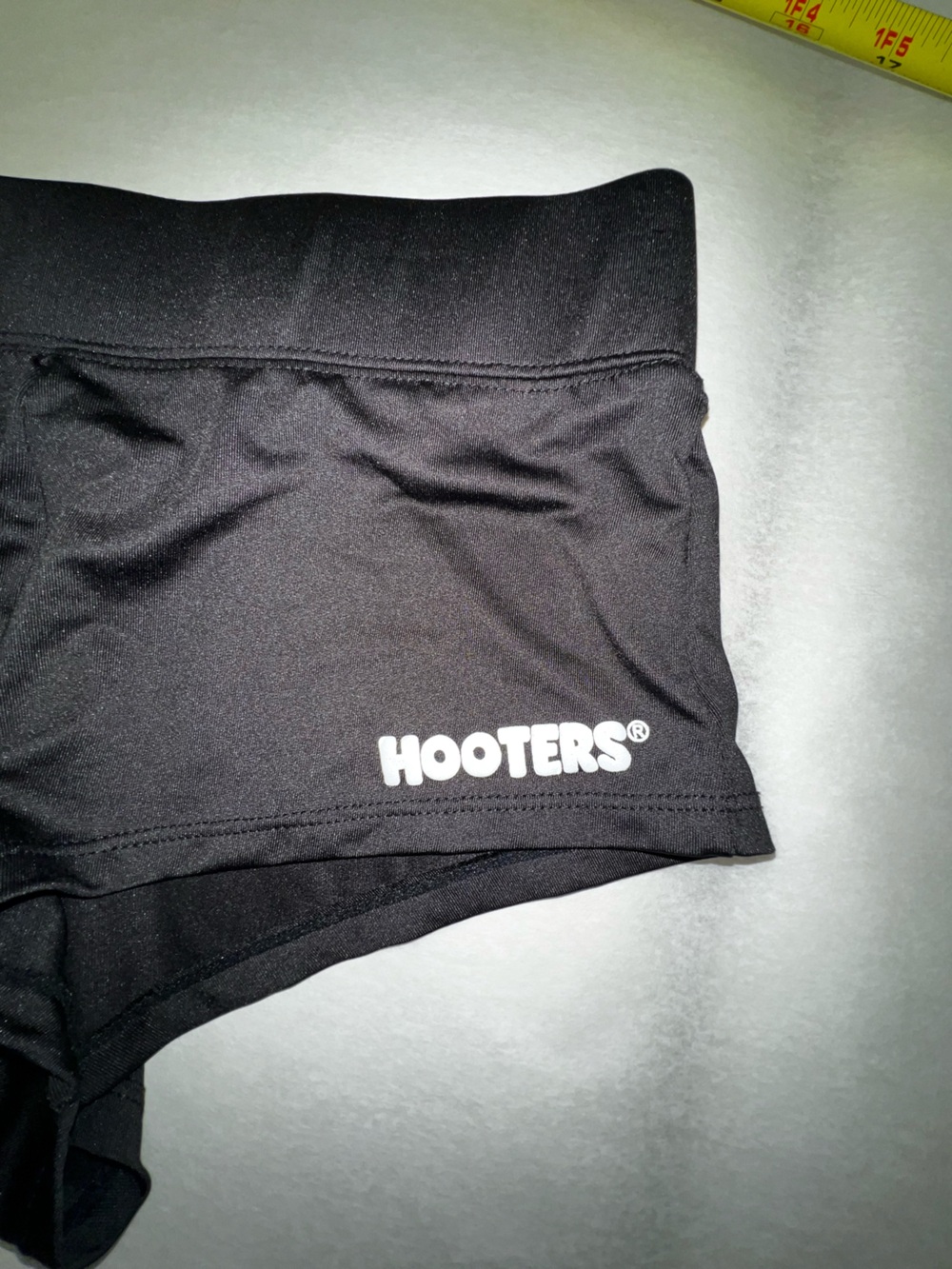 Hooters xs sexy cheeky shorts black like new RESERVED FOR SPECIFIC BUYER - Picture 3 of 7